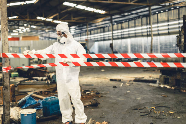 Professional Hoarding Cleanup technician working in Wilton, CA